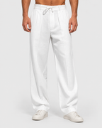 Ethan Classic Wide-Leg Drawstring Trousers