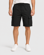 Hugo Summer Drawstring Utility Cargo Shorts