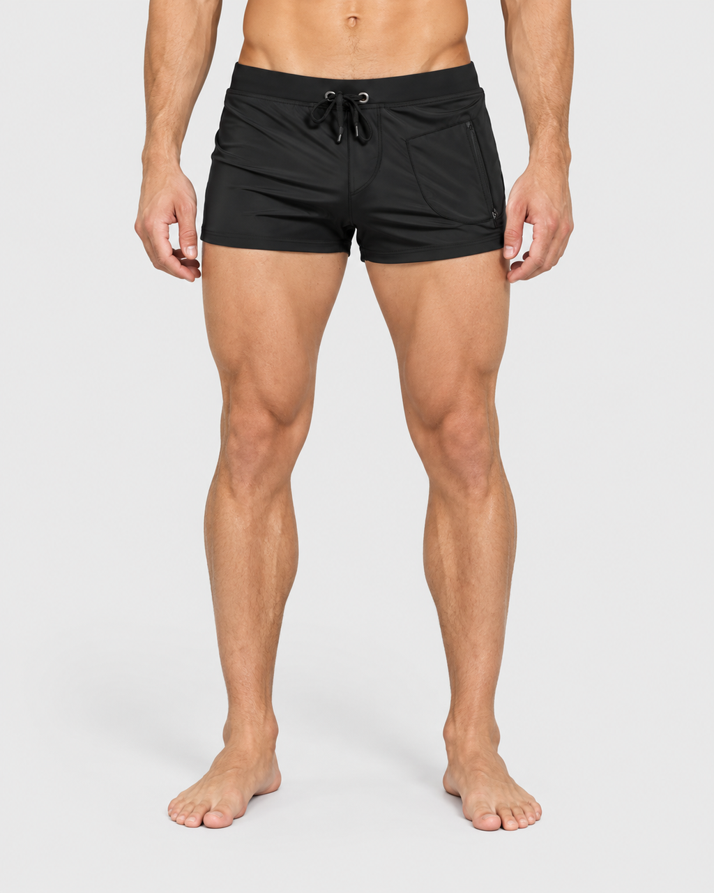 Kai Zipper Boxer Swim Trunks