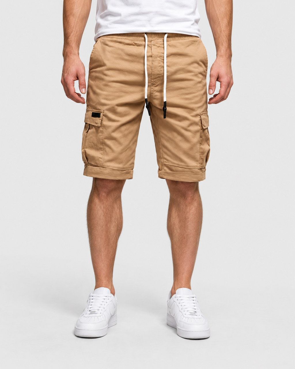 Flynn Casual Drawstring Utility Cargo Shorts