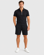 Sebastian Refined Polo and Tailored Shorts Set