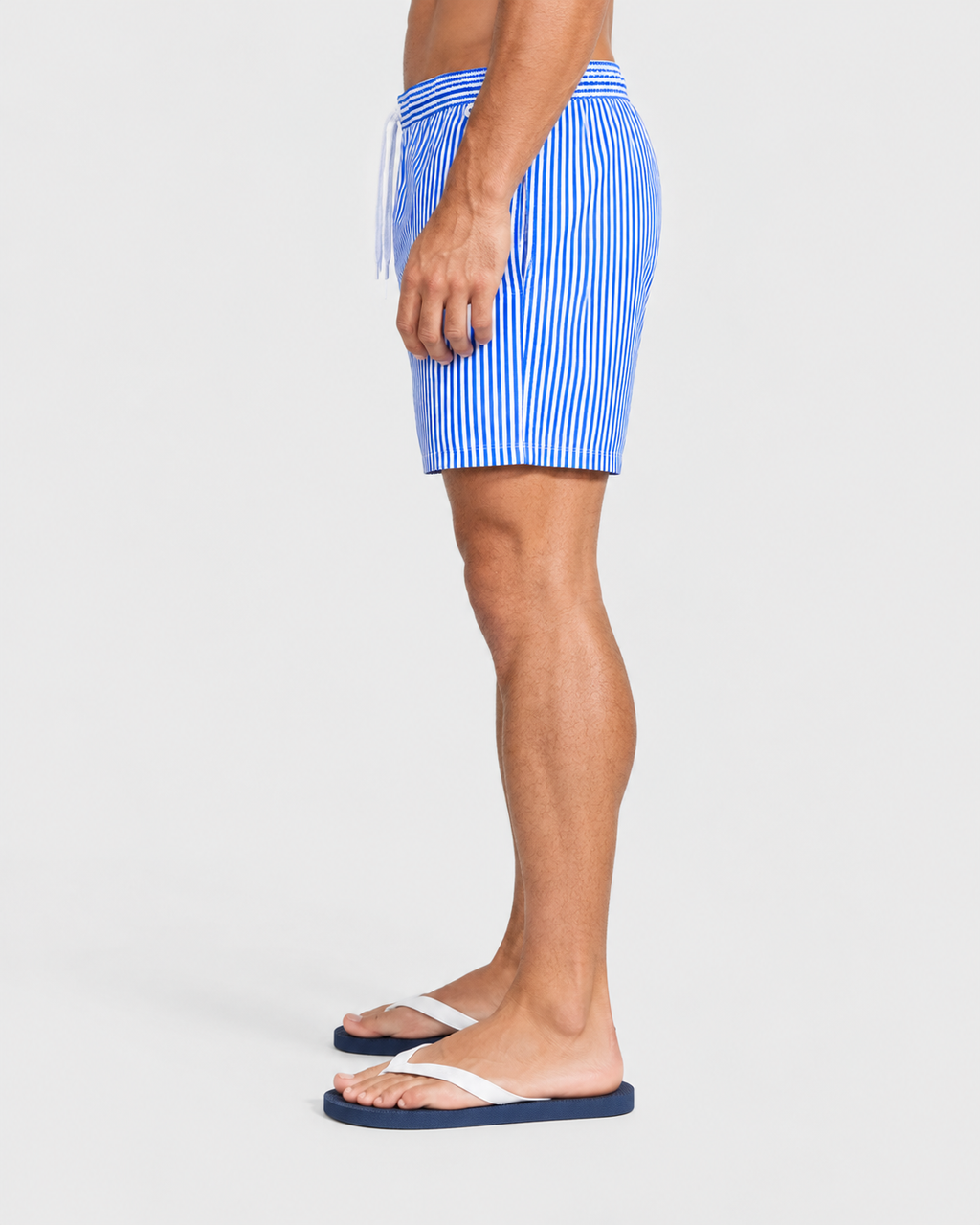 Liam Refined Striped Drawstring Swim Shorts