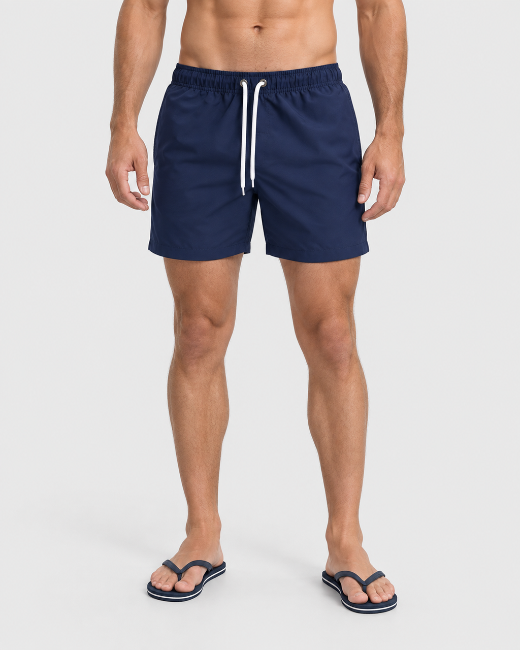 Noah Quick-Dry Elastic Drawstring Swim Shorts
