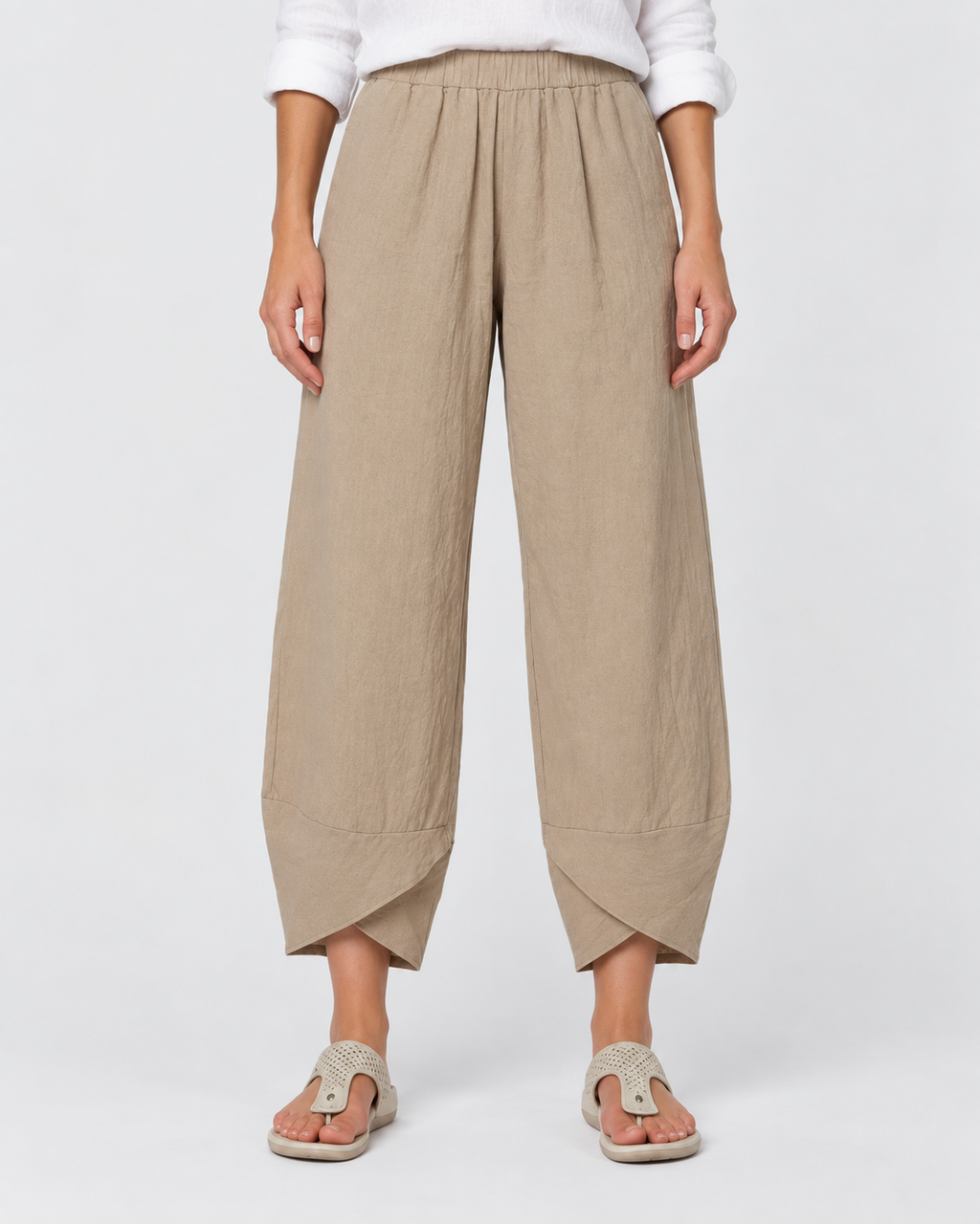 Hazel Relaxed Linen Blend Trousers