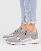 Sienna Supportive Side Zip Comfort Sneakers
