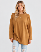Maya Relaxed Long Sleeve Tunic Top