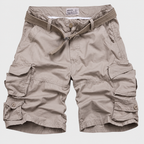 Austin Relaxed Camo Belted Cargo Shorts