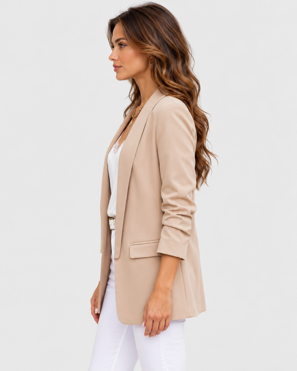 Astrid Tailored Longline Smart Blazer