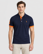 Lucas Contrast Trim Short Sleeve Polo Shirt