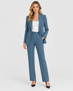 Victoria Tailored Two-Piece Blazer Trouser Suit Set