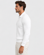 Hugo Retro Striped Long Sleeve Polo Shirt