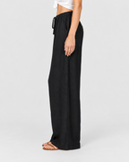 Clara Relaxed Linen Wide-Leg Trousers