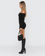 Isla Off Shoulder Bodycon Mini Dress