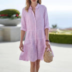 Breezy Striped Summer Dress for Women