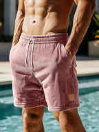 Casual Corduroy Jogging Shorts for Men