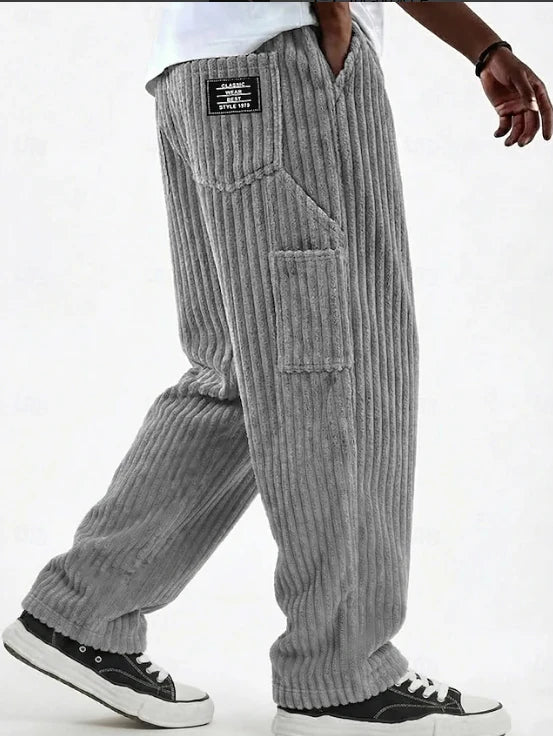 Classic Corduroy Everyday Trousers for Men