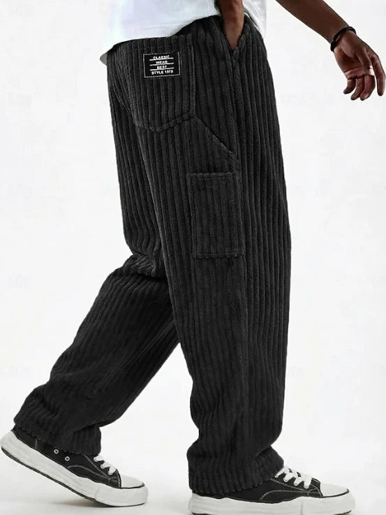Classic Corduroy Everyday Trousers for Men