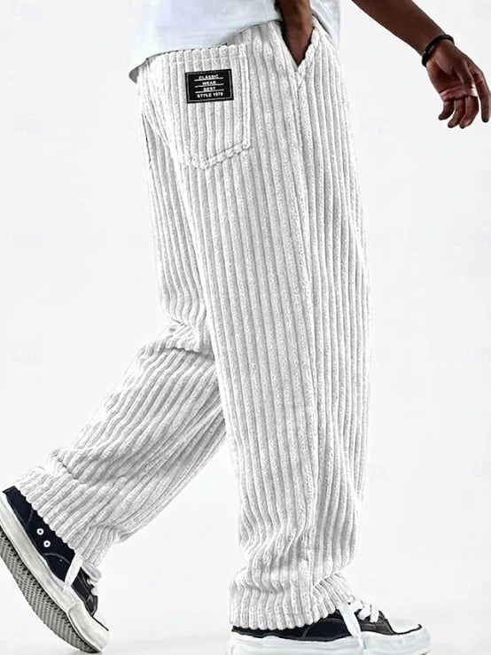 Classic Corduroy Everyday Trousers for Men