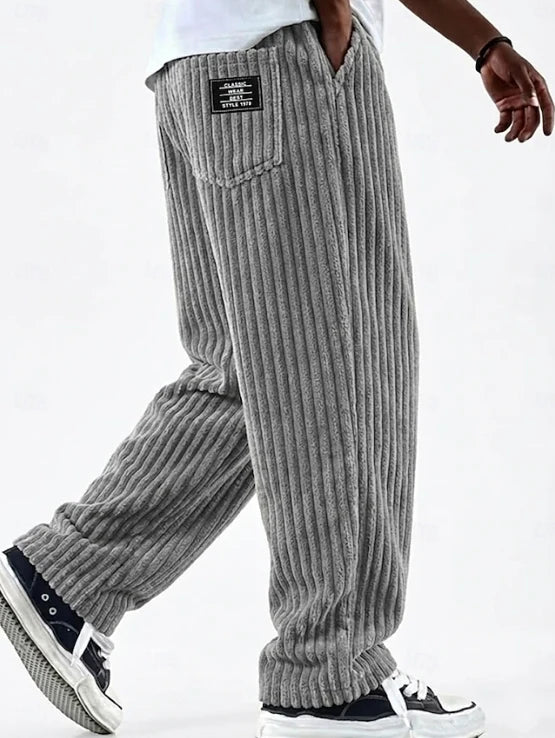 Classic Corduroy Everyday Trousers for Men