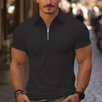 Classic Quarter-Zip Collar Shirt for Men