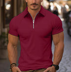 Classic Quarter-Zip Collar Shirt for Men