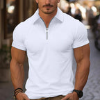 Classic Quarter-Zip Collar Shirt for Men