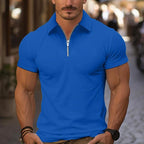 Classic Quarter-Zip Collar Shirt for Men