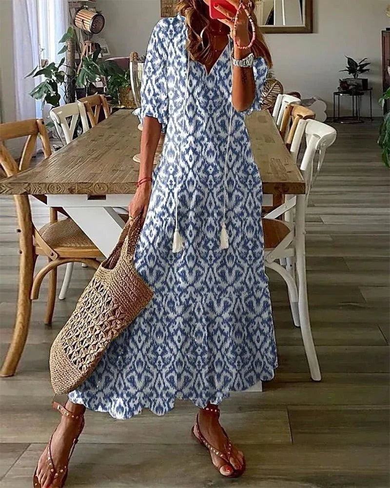 Effortless Boho Flattering Dress for Women