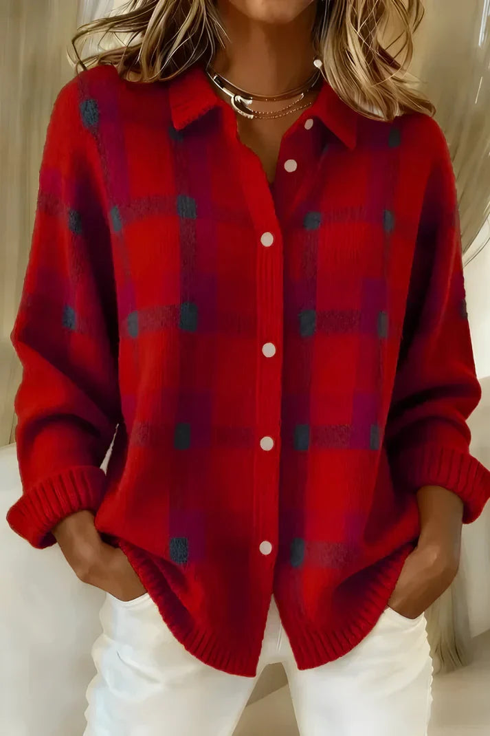 Elegant Button-Front Cosy Cardigan for Women
