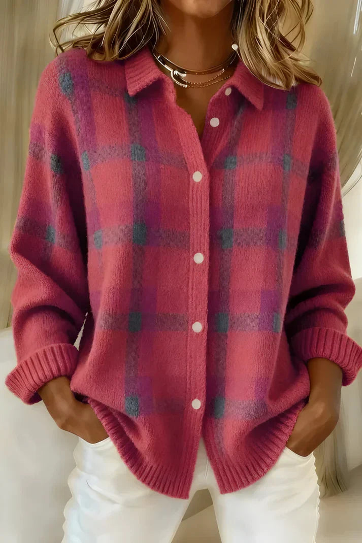 Elegant Button-Front Cosy Cardigan for Women