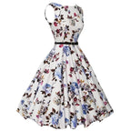 Floral Vintage Swing Casual Dress for Women