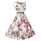 Floral Vintage Swing Casual Dress for Women