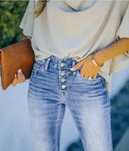 High Waist Flare Trousers for Women
