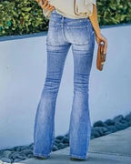 High Waist Flare Trousers for Women