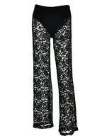 High Waist See-Through Trousers for Women