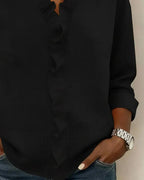 Lightweight V-Neck Blouse for Women