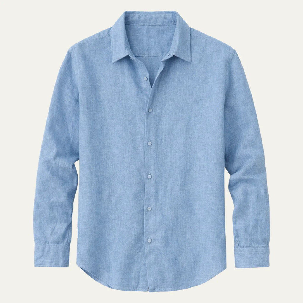 Men's Casual Breathable Summer Linen Shirt