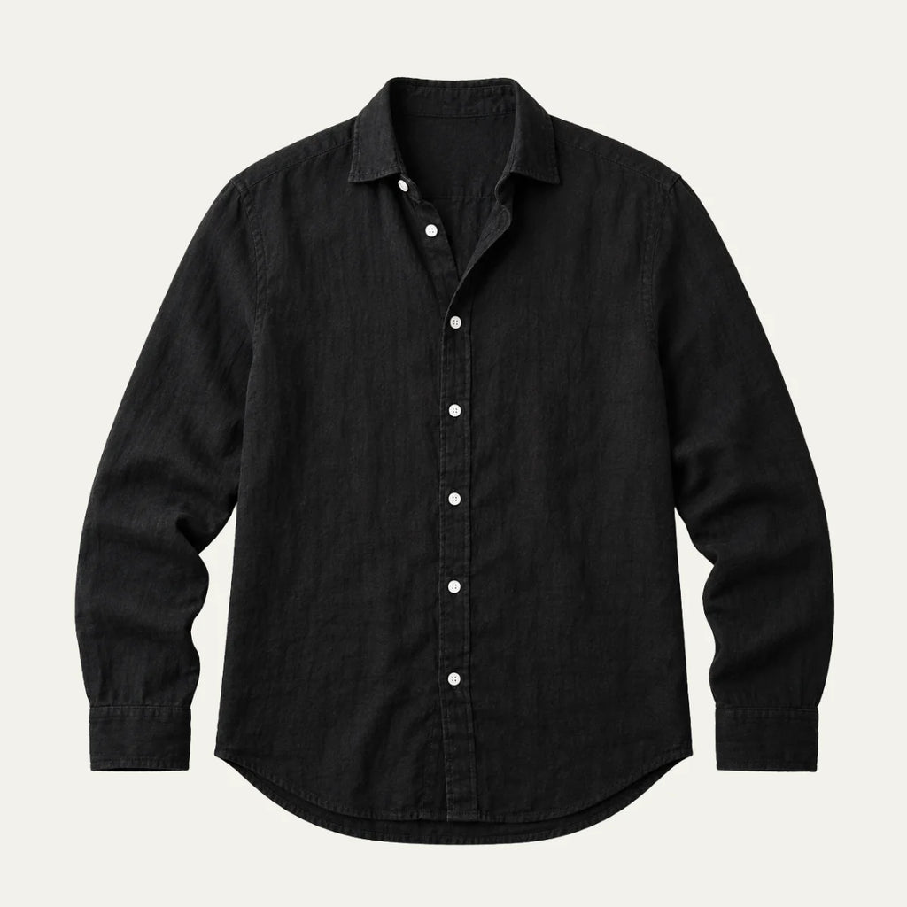 Men's Casual Breathable Summer Linen Shirt