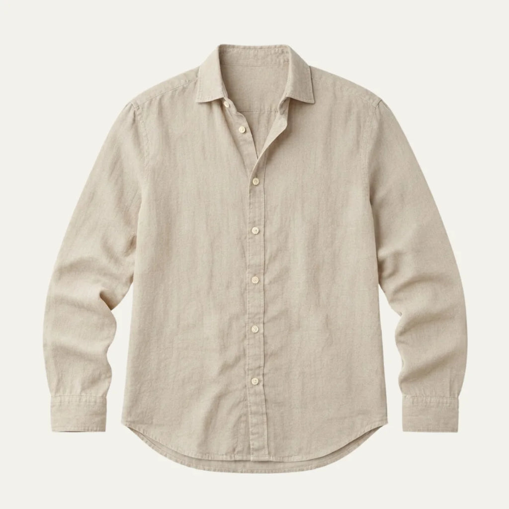 Men's Casual Breathable Summer Linen Shirt