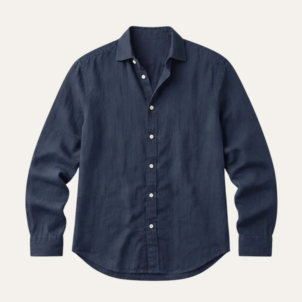 Men's Casual Breathable Summer Linen Shirt