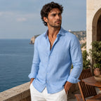 Men's Casual Breathable Summer Linen Shirt