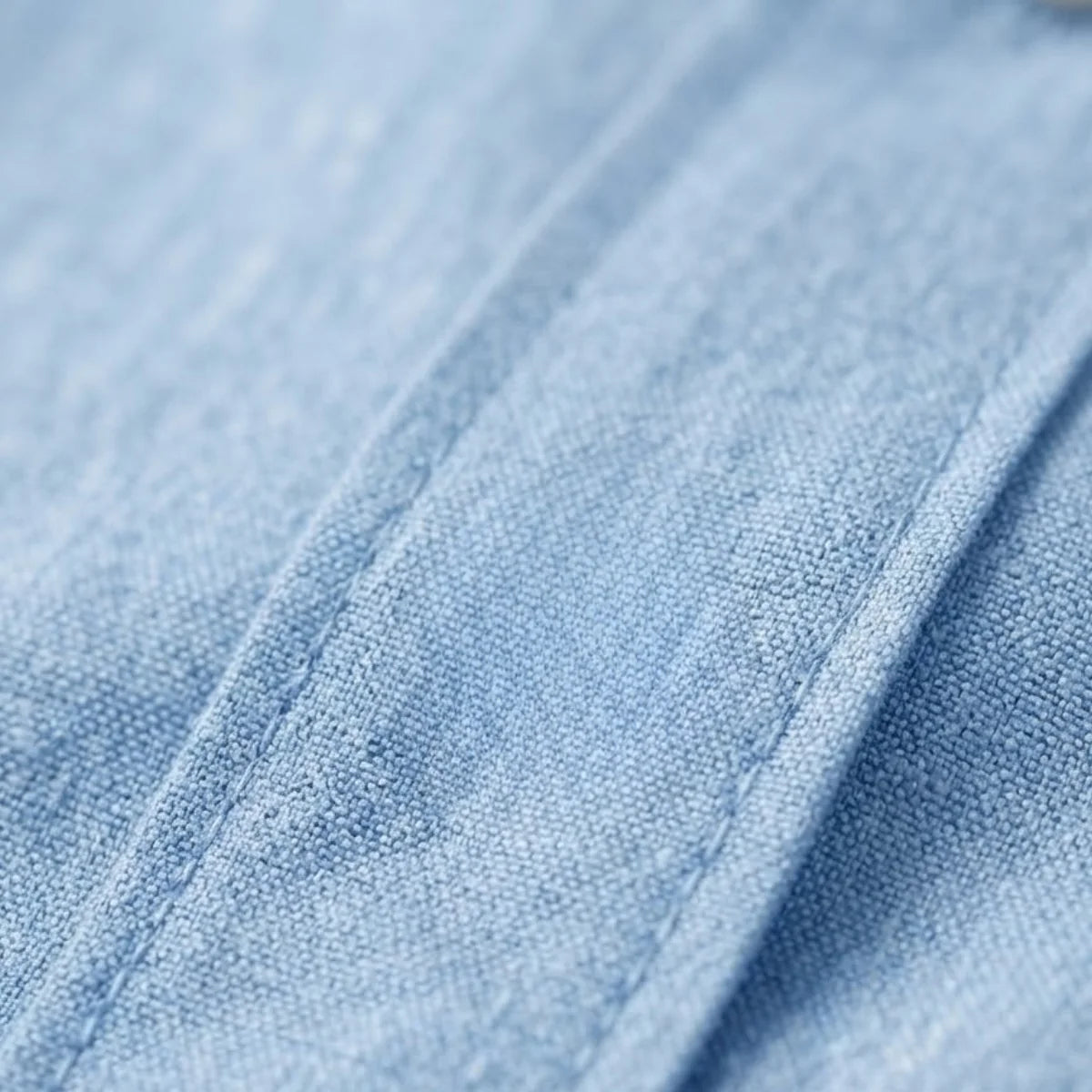 Men's Casual Breathable Summer Linen Shirt