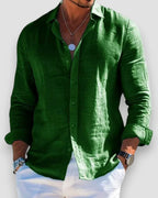 Men's Casual Summer Long Sleeve Shirt