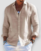 Men's Casual Summer Long Sleeve Shirt