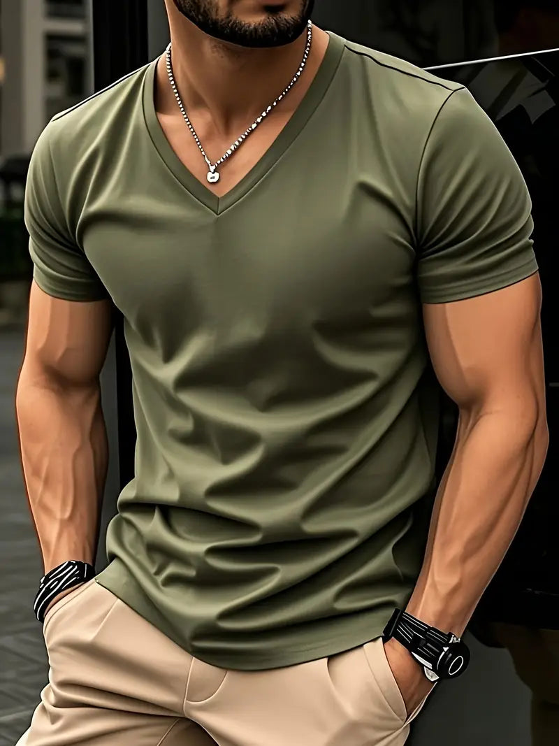 Men's Chic Short Sleeve Shirt