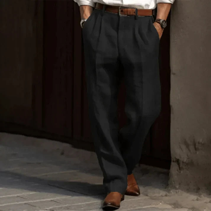 Men's Classic Pleated Trousers