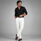 Men's Classic Straight-Leg Loose Fit Linen Trousers