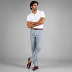 Men's Classic Straight-Leg Loose Fit Linen Trousers