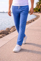 Men's Cotton Drawstring Casual Trousers