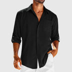 Men's Embroidered Button Down Shirt